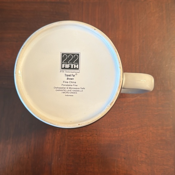 222 FIFTH Inspiration TRAVEL FAR Be Brave Embrace Life JUMBO 32oz MUG Cup - Picture 6 of 8